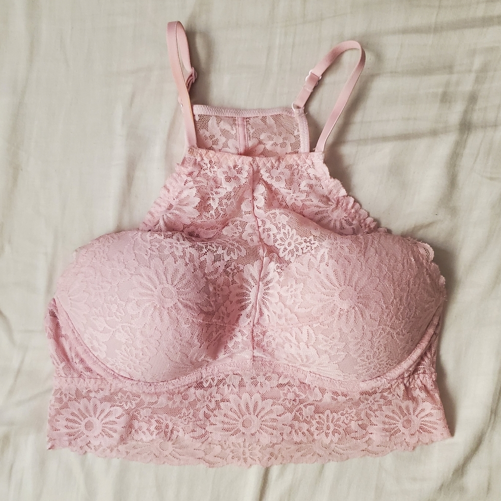 PINK Victoria's Secret Pink Lace Bralette